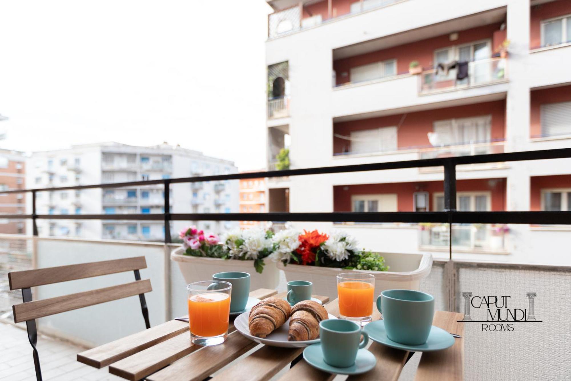 Caput Mundi Rooms - 100Mt To Metro A, Terrace, A-C, 15 Min To Center Rom Exterior foto